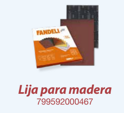 Lija para madera