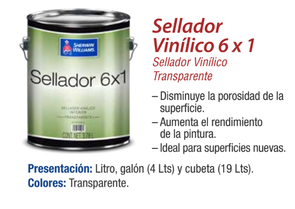 Sellador Vinilico 6 x 1
