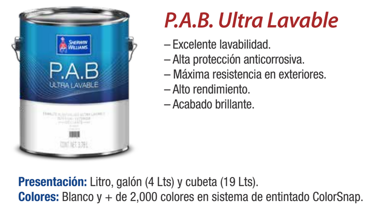 P.A.B Ultra Lavable