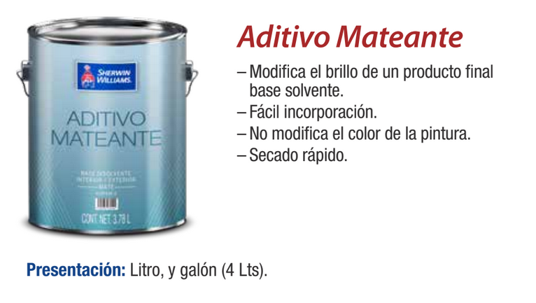 Aditivo Mateante