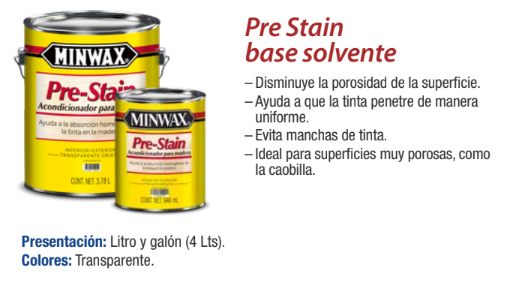 Pre Stain base solvente